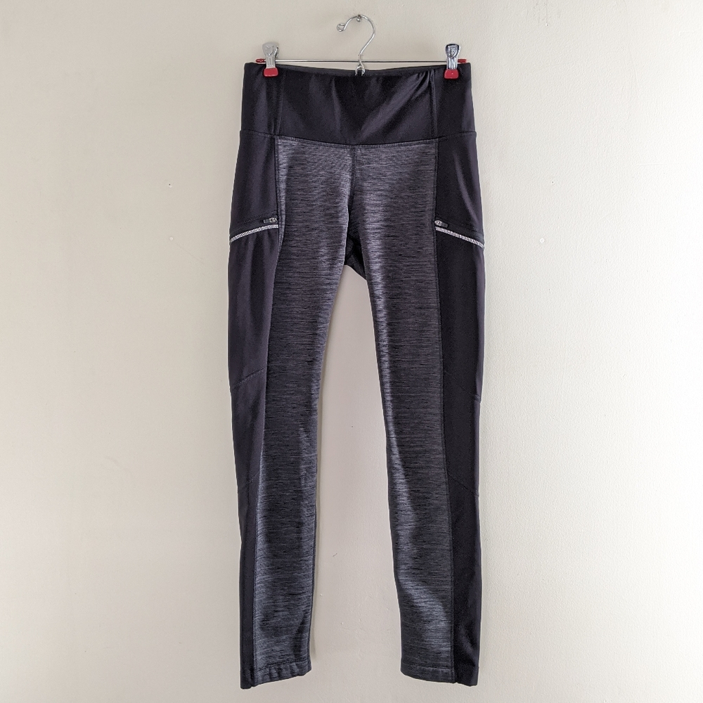 Athleta fleece lined legging tights